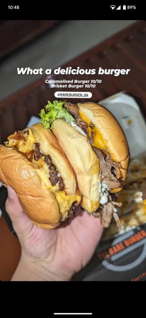 The Rare Burger - it is rare indeed - Sidxt