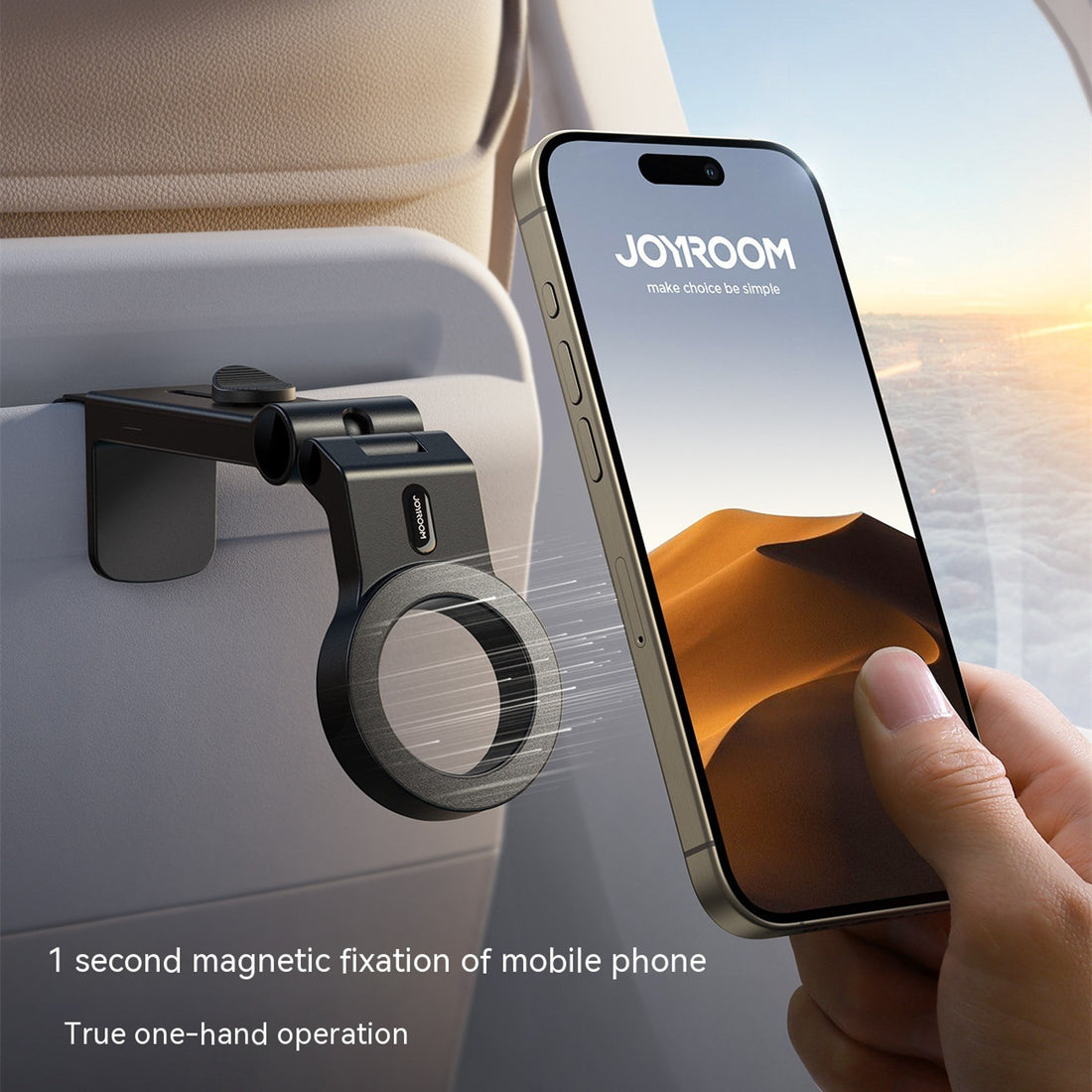 Universal Magnetic Travel Mobile Phone Holder – Hands-Free Convenience