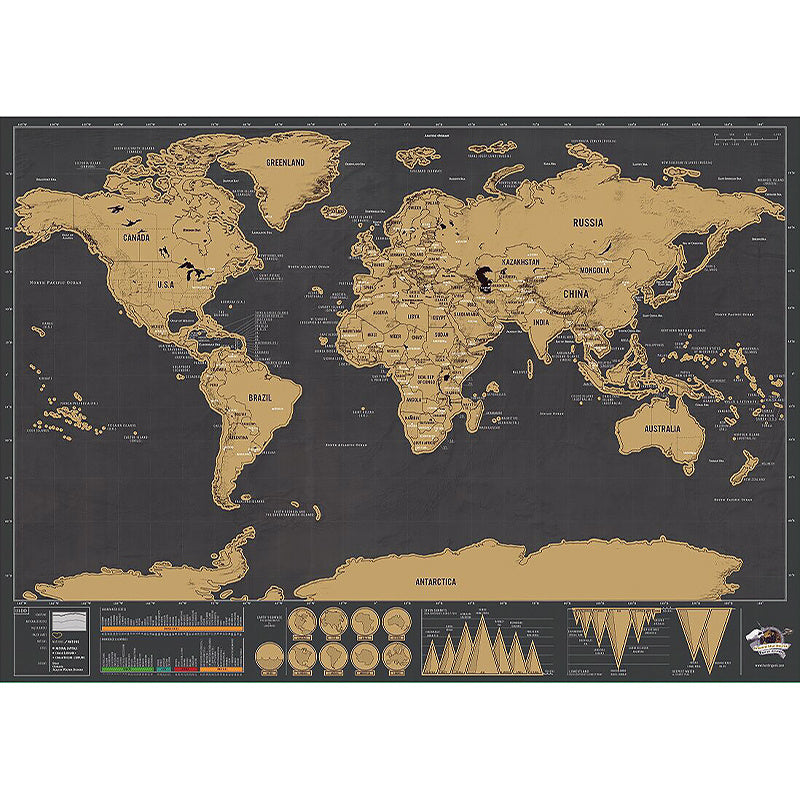 Scratch-Off Travel Map – Track Your Adventures in Style