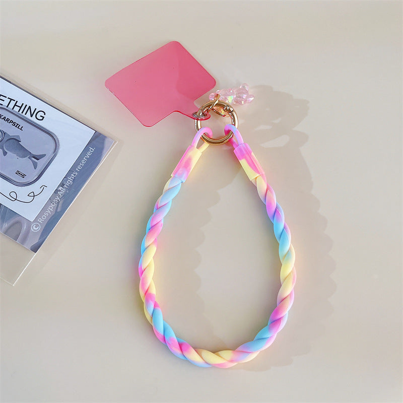 Luminous Bear Pendant Mobile Phone Lanyard – Travel-Friendly & Stylish