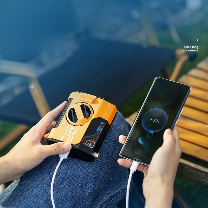 Portable Cooling Fan & Power Bank – Stay Cool Anywhere