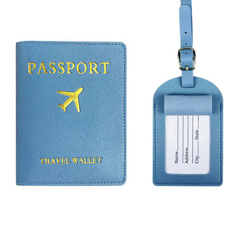 Luggage Tag & Passport Folder Set – Travel in Style